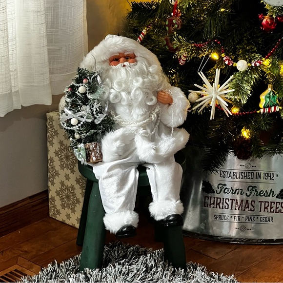 Rare Vintage Christmas Sitting Santa Clause - Picture 5 of 11